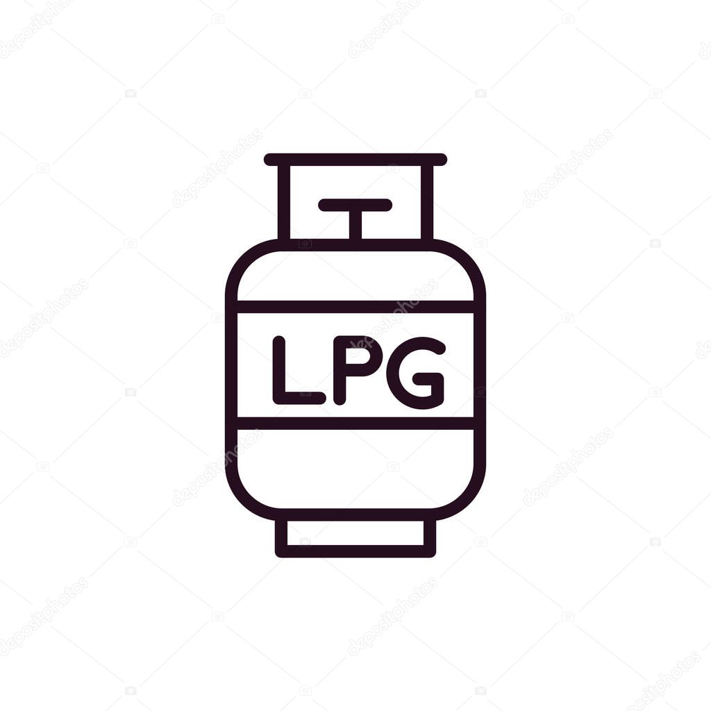 Gas Cylinder outline icon