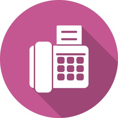 faks makinesi, vektör illüstrasyonu 