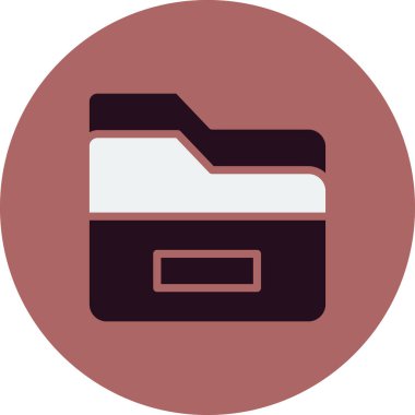 Dosya. Web simgesi basit illüstrasyon