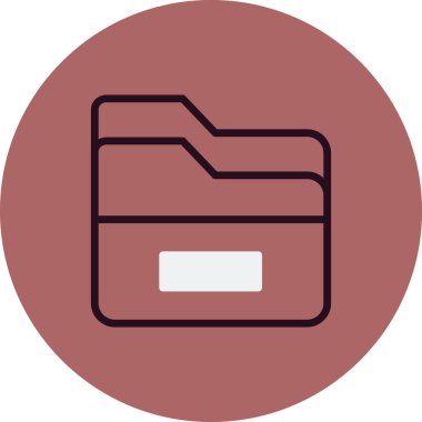 Dosya. Web simgesi basit illüstrasyon