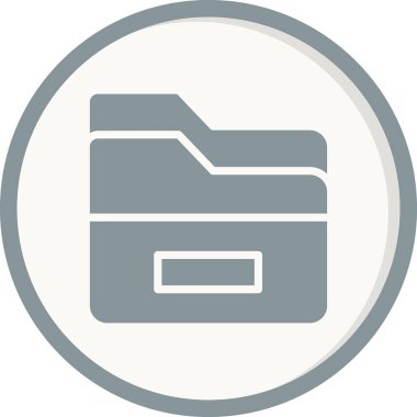 Dosya. Web simgesi basit illüstrasyon