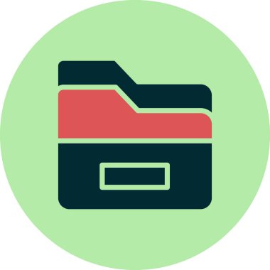 Dosya. Web simgesi basit illüstrasyon