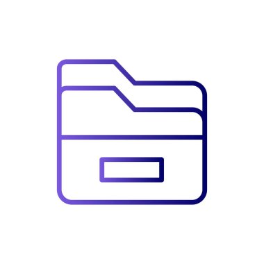 Dosya. Web simgesi basit illüstrasyon