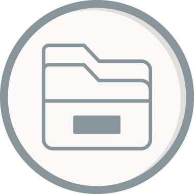 Dosya. Web simgesi basit illüstrasyon