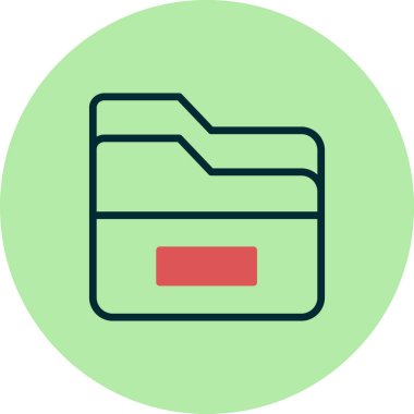 Dosya. Web simgesi basit illüstrasyon