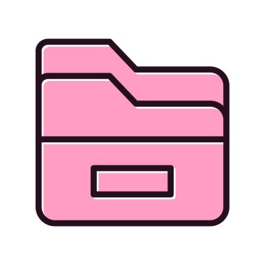 Dosya. Web simgesi basit illüstrasyon