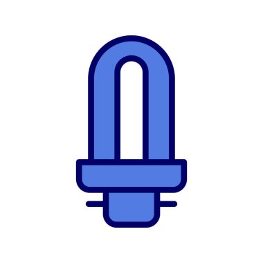 LED ampul simgesi, vektör çizim