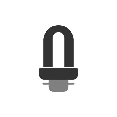 LED ampul simgesi, vektör çizim