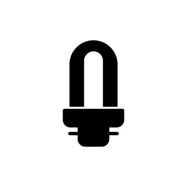 LED ampul simgesi, vektör çizim