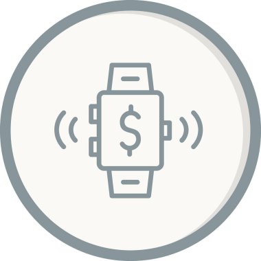 bitcoin. Web simgesi basit illüstrasyon