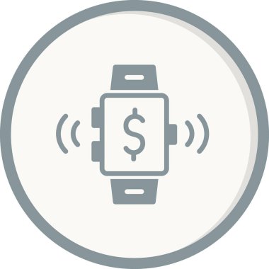 bitcoin. Web simgesi basit illüstrasyon