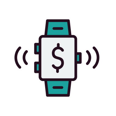 Bitcoin ikon vektörlü akıllı seğirme. İnce çizgi işareti. izole edilmiş sınır sembolü çizimi