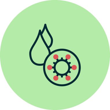 Modern b 'nin vektör illüstrasyonu çiçek simgesinden yoksun