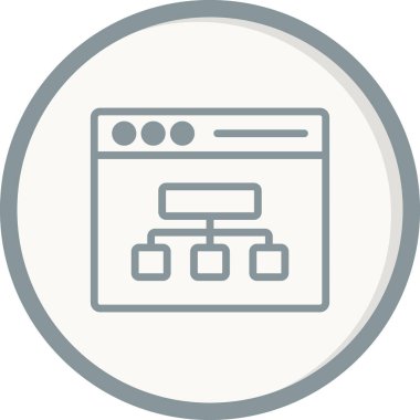 seo modern simgesinin vektör illüstrasyonu