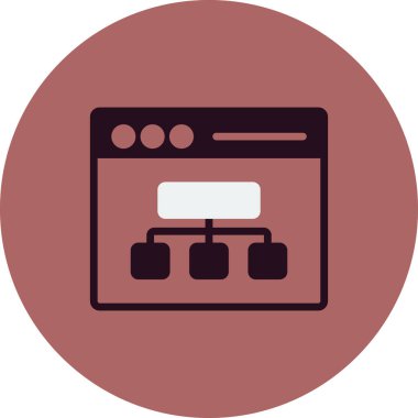 seo modern simgesinin vektör illüstrasyonu