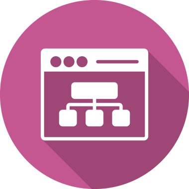 seo modern simgesinin vektör illüstrasyonu