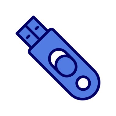 usb simge vektör illüstrasyonu