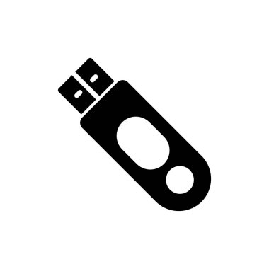 usb simge vektör illüstrasyonu