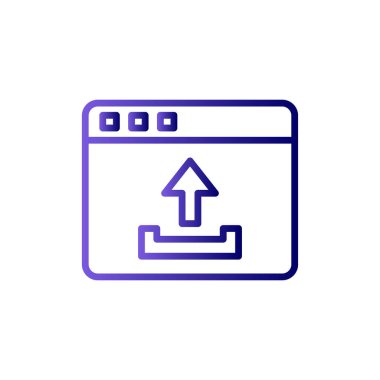 upload dosya simge vektör çizim