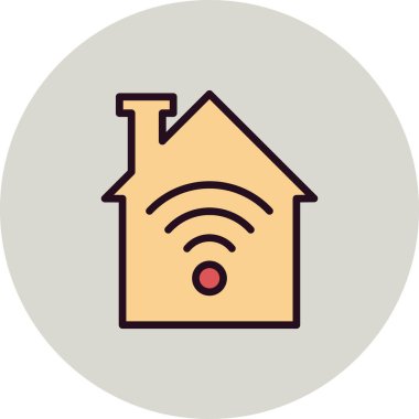 wifi simgesi vektör illüstrasyonu