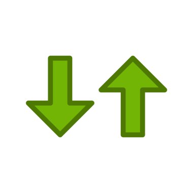 ok simgesi vektör illüstrasyonu