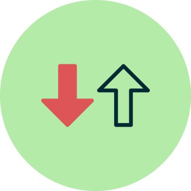 ok simgesi vektör illüstrasyonu