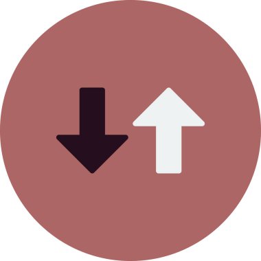 ok simgesi vektör illüstrasyonu