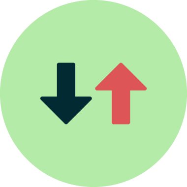 ok simgesi vektör illüstrasyonu