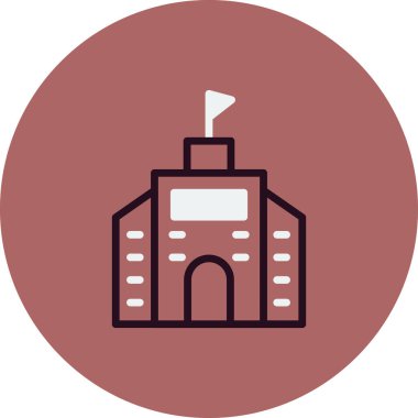 Modern eğitim ikonunun vektör illüstrasyonu