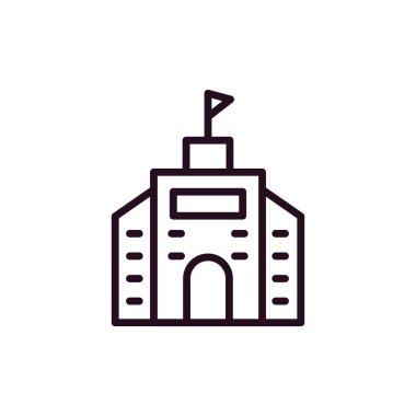 Yapı simgesinin vektör illüstrasyonu