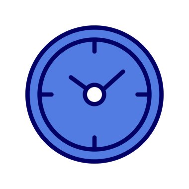 Saat simgesinin vektör illüstrasyonu