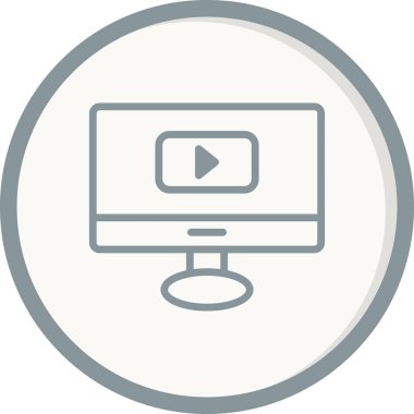 Bilgisayar simgesi, vektör illüstrasyon tasarımı