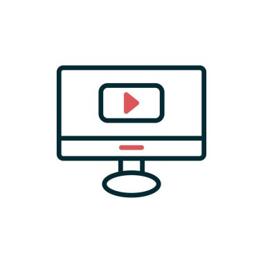 Bilgisayar simgesi, vektör illüstrasyon tasarımı