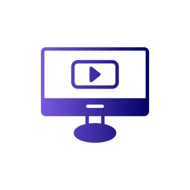 Bilgisayar simgesi, vektör illüstrasyon tasarımı