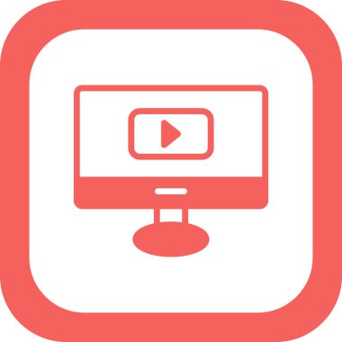 Bilgisayar simgesi, vektör illüstrasyon tasarımı