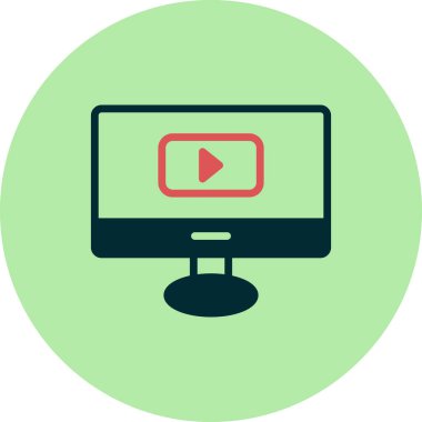 Bilgisayar simgesi, vektör illüstrasyon tasarımı