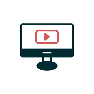 Bilgisayar simgesi, vektör illüstrasyon tasarımı