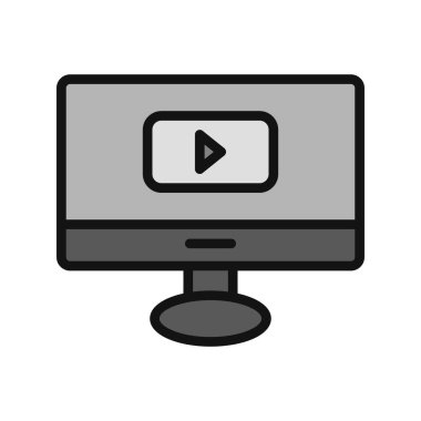 Bilgisayar simgesi, vektör illüstrasyon tasarımı