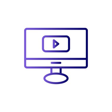 Bilgisayar simgesi, vektör illüstrasyon tasarımı