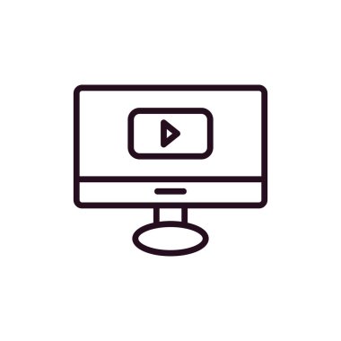 Bilgisayar simgesi, vektör illüstrasyon tasarımı