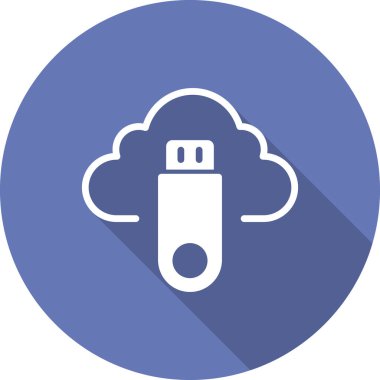  Flash bellek. Basit illüstrasyon 