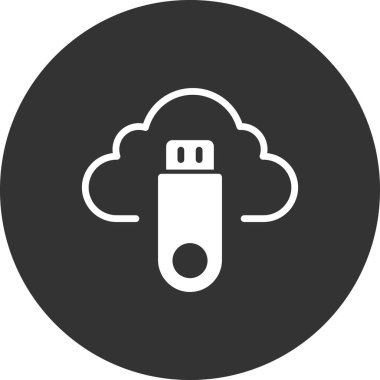  Flash bellek. Basit illüstrasyon 