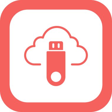  Flash bellek. Basit illüstrasyon 