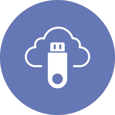  Flash bellek. Basit illüstrasyon 