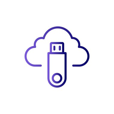  Flash bellek. Basit illüstrasyon 