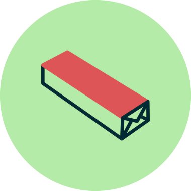 Tek izole nesne simgesinin vektör illüstrasyonu