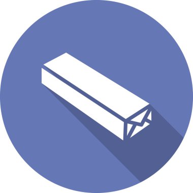 vektör çizim tek kurşun kalem simgesini