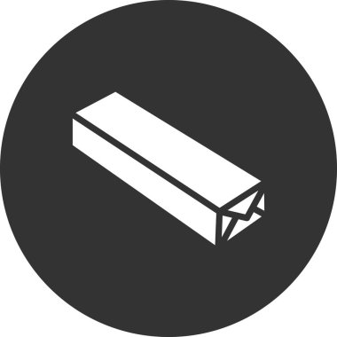 Bir kalem simgesinin vektör illüstrasyonu