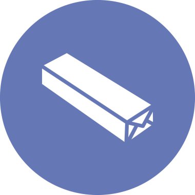 vektör çizim tek kurşun kalem simgesini