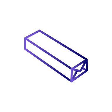 Tek silgi simgesinin vektör illüstrasyonu